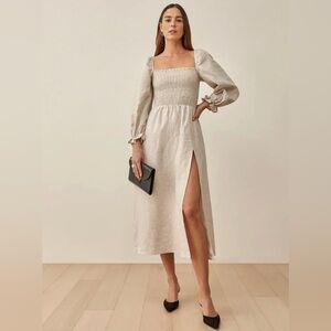 Reformation Gitane Linen Dress